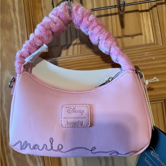 Disney Loungefly Pink Marie Aristocats Character Handbag NWT - Picture 3 of 4
